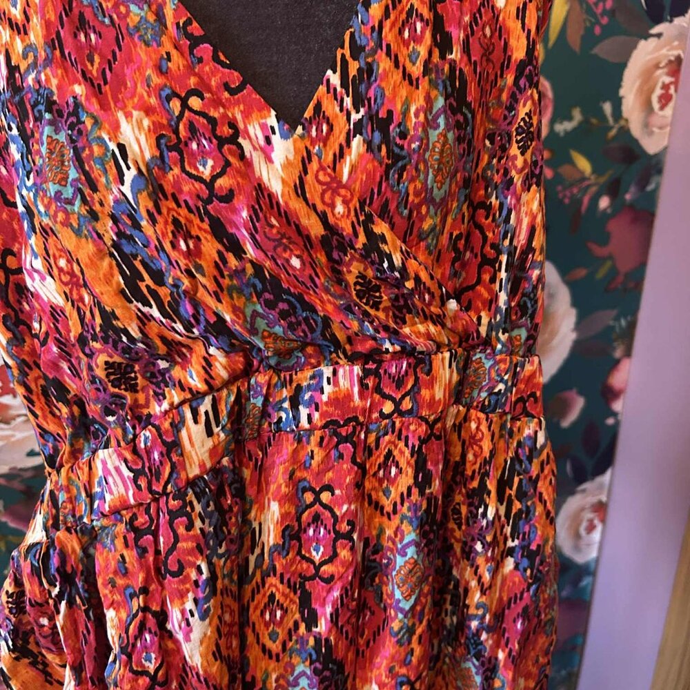 Adorable Ali & Kris BOHO multicolor jumpsuit/romper.